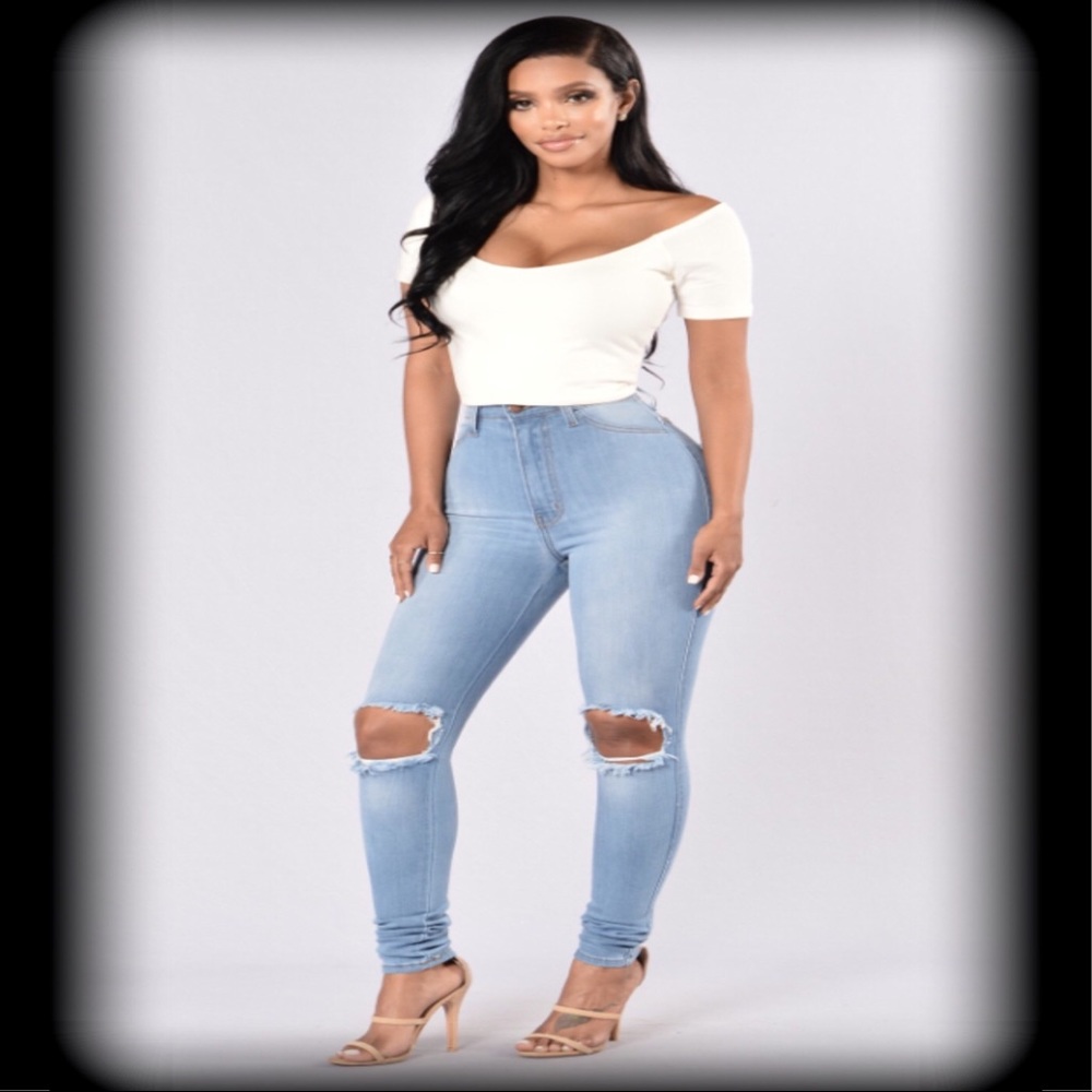 👅💦👅Sexy Tough Luck Jeans